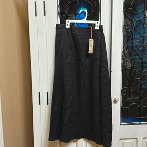 Maxi Mujie skirt with pockets bought in Japan size L but is really 8 washable